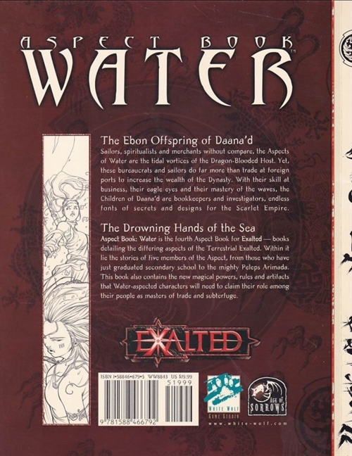 Exalted - Aspect Book Water (A Grade) (Genbrug)
